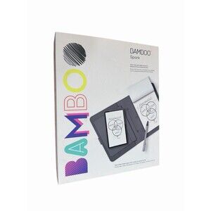 Wacom BAMBOO Spark Smart Folio and Stylus Pen Gray - CDS600P - W/Folio Pocket